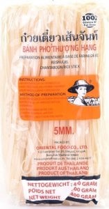 Tajski Makaron Ryżowy 5mm "Rice Sticks 5mm" 400g Farmer Brand 1