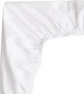 Sensillo PRZEŚCIERADŁO NIEPRZEMAKALNE DO WÓZKA JERSEY BIAŁE 35X75 3