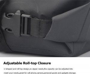 Techonic Torba rowerowa pod siodełko z zamkiem wodoodporna 1L SAHOO 131363-SA 4