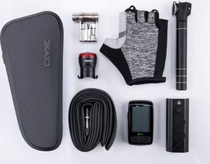 Sakwa Rowerowa Torba Na Rower Na Ramę Wodoodporna czarna 11