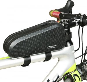 Sakwa Rowerowa Torba Na Rower Na Ramę Wodoodporna czarna 13