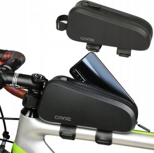 Sakwa Rowerowa Torba Na Rower Na Ramę Wodoodporna czarna 15