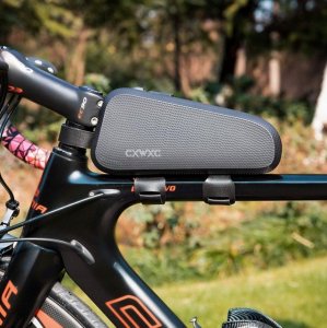 Sakwa Rowerowa Torba Na Rower Na Ramę Wodoodporna czarna 6