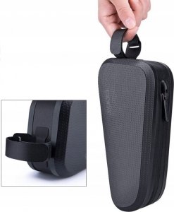 Sakwa Rowerowa Torba Na Rower Na Ramę Wodoodporna czarna 7