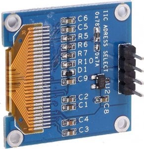Wyświetlacz OLED 0,96 SSD1306 BLUE Arduino SPI I2C 5