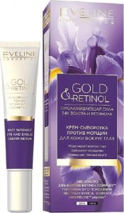 Eveline Eveline Gold & Retinol Przeciwzmarszczkowy Krem-serum pod oczy i na powieki na dzień i noc 15ml 1