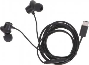 Słuchawki L-BRNO Słuchawki douszne przewodowe Type-c czarne 2