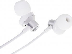 Słuchawki L-BRNO Słuchawki douszne przewodowe jack 3,5mm białe 4