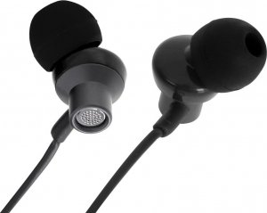 Słuchawki L-BRNO Słuchawki douszne przewodowe jack 3,5mm czarna 4