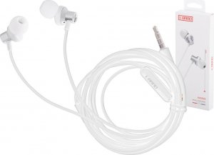 Słuchawki L-BRNO Słuchawki douszne przewodowe Type-c białe 2