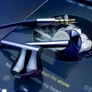 Słuchawki Słuchawki przewodowe douszne Alogy Hi-Res Bass Earphones ze złączem mini Jack 3.5mm Czarne 7