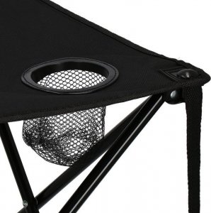 Springos Stolik kempingowy składany 46cm stół turystyczny czarny  UNIWERSALNY 8