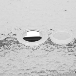 Springos Stół ogrodowy 90 cm okrągły czarny 12