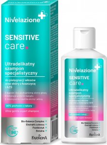 Farmona Farmona Nivelazione+ Ultradelikatny Szampon specjalistyczny Sensitive Care do włosów i skóry z łuszczycą i AZS 100ml 1