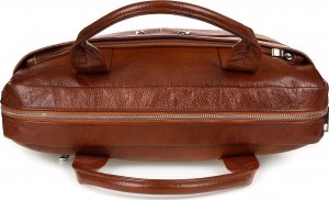 Torba Beltimore Beltimore torba męska skórzana Duża brązowa laptop J14 5
