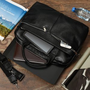 Torba Beltimore Beltimore torba męska skórzana Duża czarna laptop J14 2