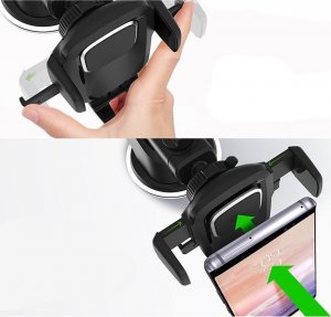 Braders Uchwyt Samochodowy Dash & Windshield V2 Czarny 2