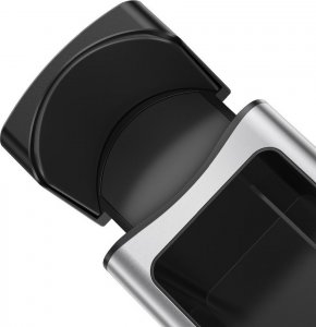 Baseus Organizer Samochodowy Baseus Uchwyt na kubek HUB 2x USB do ładowania srebrny 20