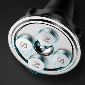 Baseus Uchwyt Magnetyczny Baseus na kratkę wentylacyjną z uchwytem na 2 kable 2