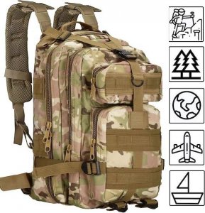 Plecak turystyczny Springos CS0047 35 l Brązowy 17