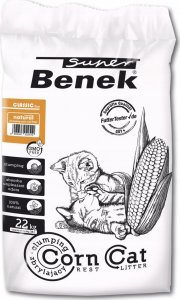 Żwirek dla kota Super Benek Super Benek Żwirek Corn Naturalny 35l / 22kg 1