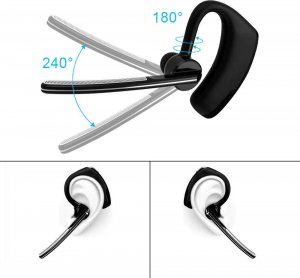 Słuchawka Bezprzewodowa słuchawka Bluetooth 4.0 Trusty Zestaw słuchawkowy EB9 Czarna 6