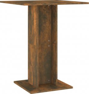vidaXL vidaXL Stolik bistro, przydymiony dąb, 60x60x75 cm 2