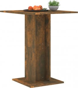 vidaXL vidaXL Stolik bistro, przydymiony dąb, 60x60x75 cm 3