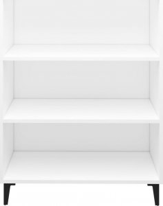 vidaXL Szafka, biała, 69,5x32,5x90 cm 3