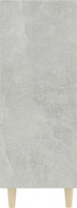 vidaXL vidaXL Szafka, szarość betonu 69,5x32,5x90 cm, materiał drewnopochodny 4