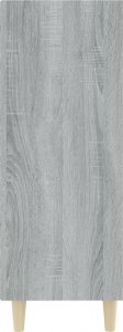 vidaXL vidaXL Szafka, szary dąb sonoma, 69,5x32,5x90, materiał drewnopochodny 4