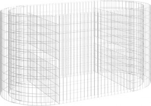 vidaXL vidaXL Podwyższona donica gabionowa galwanizowane żelazo 200x100x100cm 2