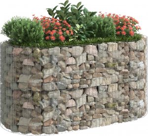 vidaXL vidaXL Podwyższona donica gabionowa galwanizowane żelazo 200x100x100cm 3