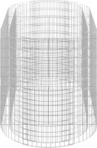 vidaXL vidaXL Podwyższona donica gabionowa galwanizowane żelazo 200x100x100cm 5