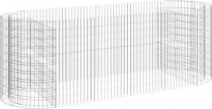 vidaXL vidaXL Podwyższona donica gabionowa galwanizowane żelazo 300x100x100cm 2