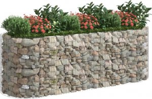 vidaXL vidaXL Podwyższona donica gabionowa galwanizowane żelazo 300x100x100cm 3