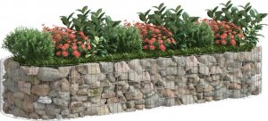 vidaXL Podwyższona donica gabionowa galwanizowane żelazo 300x100x50 cm 3