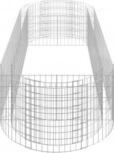 vidaXL Podwyższona donica gabionowa galwanizowane żelazo 300x100x50 cm 4
