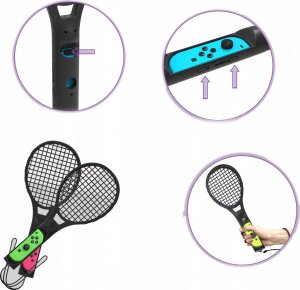 JYS Zestaw 12x Akcesoria Uchwyty Sport Nintendo Switch / Oled / NS241 5