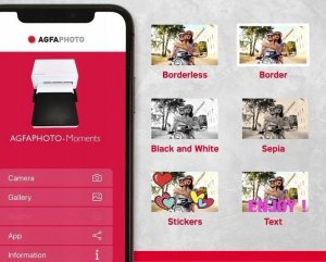 Drukarka fotograficzna AgfaPhoto Drukarka Bluetooth zdjęć 10x15 do Telefonu / AMO46 7