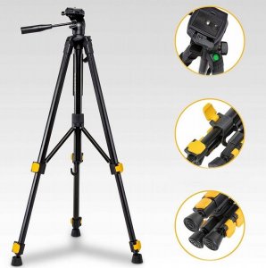 Statyw Kodak Statyw Fotograficzny Foto KODAK 1/4 3/8 / wys 158 cm / Lekki / ROCPGTR62 3