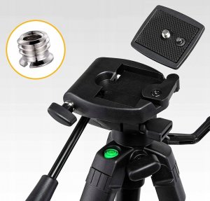 Statyw Kodak Statyw Fotograficzny Foto KODAK 1/4 3/8 / wys 158 cm / Lekki / ROCPGTR62 5