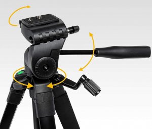 Statyw Kodak Statyw Fotograficzny Foto KODAK 1/4 3/8 / wys 158 cm / Lekki / ROCPGTR62 6