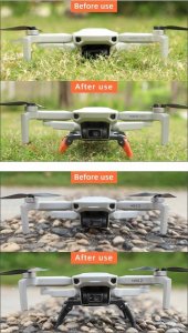 SunnyLife Nóżki Wysokie Podwozie do DJI Mavic Mini 1 / 2/ SE / LG380-GY 5