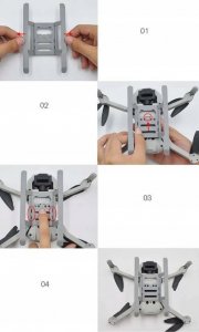 STARTRC Nóżki Nogi Podwyższenie do DJI Mavic Mini / Mini 2 3