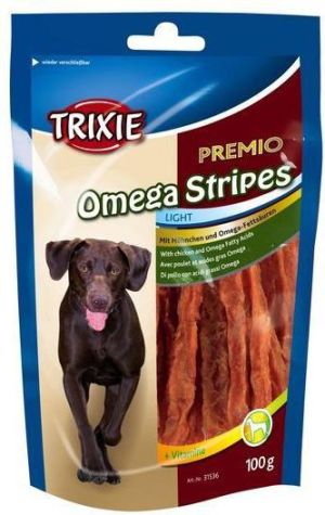 Trixie Paski Premio Omega Stripes Kurczak 100g 1
