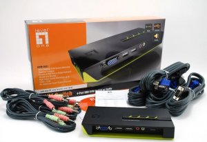 Przełącznik LevelOne KVM Switch 4x USB KVM-0421 z dźwiękiem KVM-0421 4