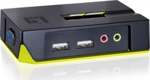 Przełącznik LevelOne KVM Switch LevelOne 2x USB KVM-0221 mit Audio - KVM-0221 1