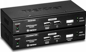 Przełącznik TRENDnet KVM USB Extension Kit Erweitert Reichweite bis 100m - TK-EX4 1