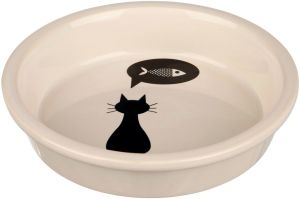 Trixie Miska ceramiczna, kot, 0.25 l/o 13 cm, biała 1